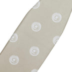 Full-Size Adjustable Height Ironing Board with Steel Frame, Extra-Thick Cotton Cover & Non-Slip Feet, Beige