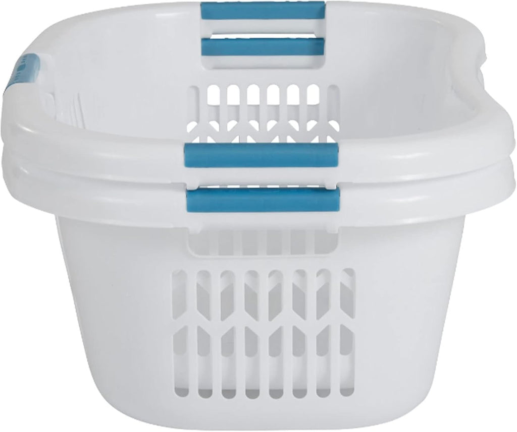 Rubbermaid Hip-Hugger Laundry Basket, X-Large, 2.1 Bushel, White