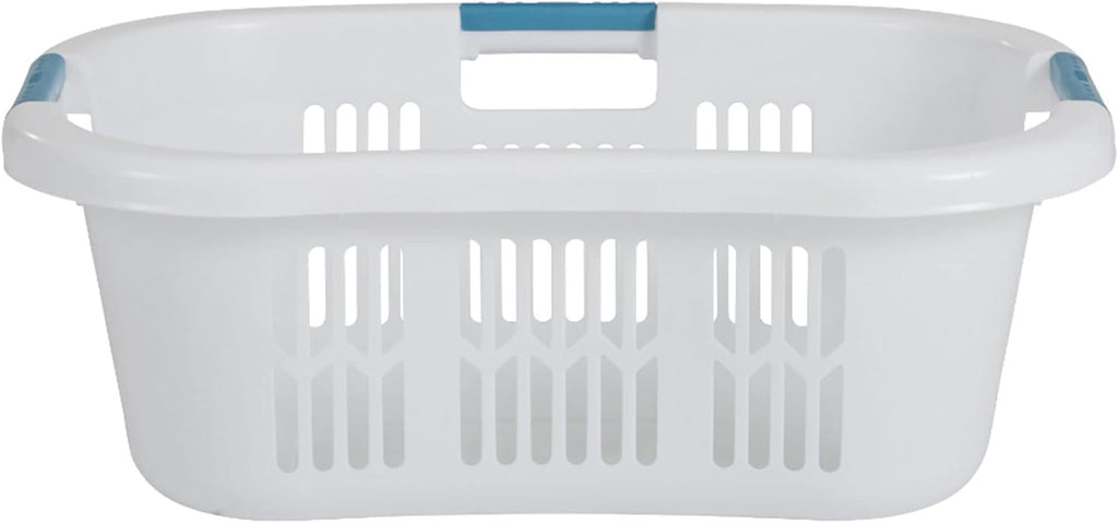 Rubbermaid Hip-Hugger Laundry Basket, X-Large, 2.1 Bushel, White
