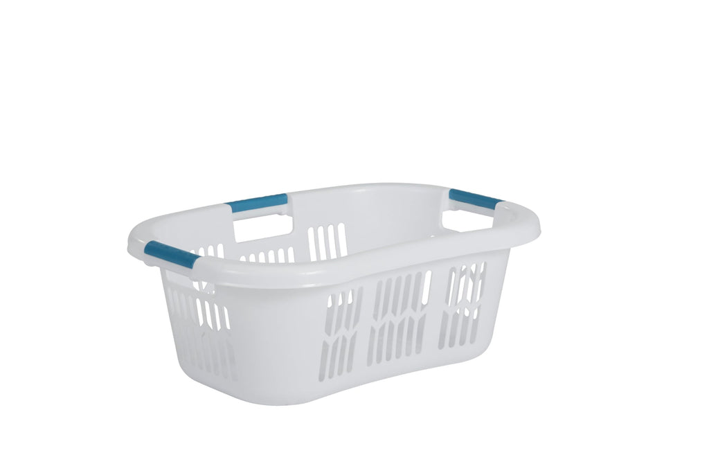 Rubbermaid Hip-Hugger Laundry Basket, X-Large, 2.1 Bushel, White