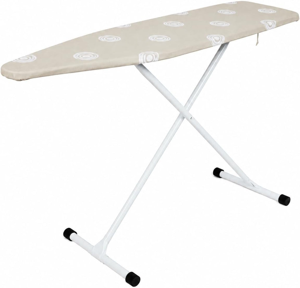Folding T-Leg Ironing Board, 53 x 14 Inch, Adjustable Height, for Home Use