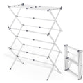 Foldable Clothes Drying Rack 41"x29"x14" - White