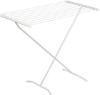 Honey-Can-Do Collapsible Clothes Drying Rack – Sturdy Metal X-Frame, Space-Saving Towel & Laundry Rack for Indoor/Outdoor Use, Foldable Design for Laundry Organization
