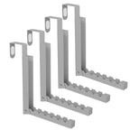 BAKON Over The Door Hanger Folding Clothes Drying Rack, Folding Hanging Coat Rack for Indoor Laundry Room Compact Small Space Foldable Portable Clothing Hanger Hook Collapsible- 2 Pack