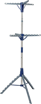 Honey-Can-Do 2-Tier Tripod Clothes Drying Rack, 73", Chrome Steel