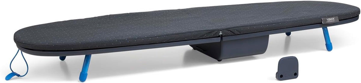 Joseph Joseph Pocket Max Plus Portable Folding Tabletop Ironing Board, 43" Surface, Integrated Iron Storage Hook