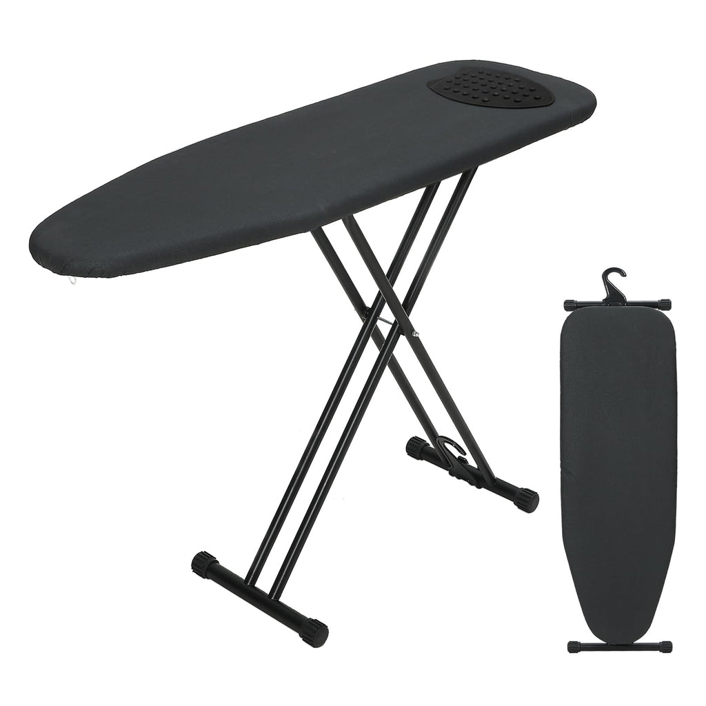 Ironing Board 43x13 with Iron Rest, RAINHOL Black Full Size Iron Board