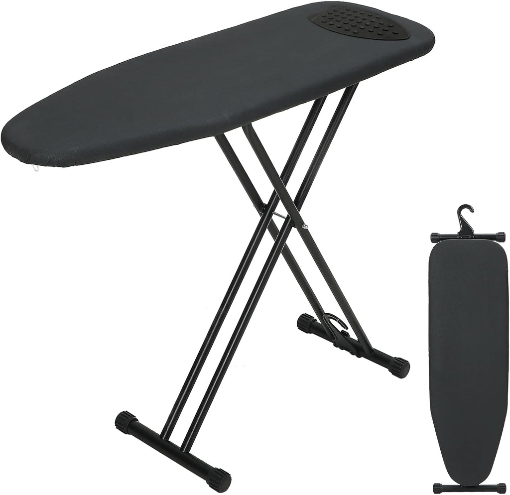 Ironing Board 43x13 with Iron Rest, RAINHOL Black Full Size Iron Board