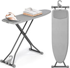 APEXCHASER Foldable Compact Heigh Adjustable Ironing Board with Silicone