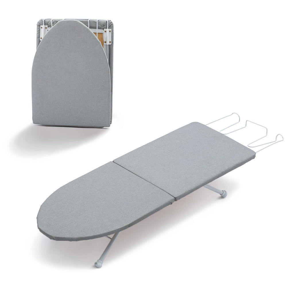 RAINHOL Gray Mini Tabletop Ironing Board 31"x12"