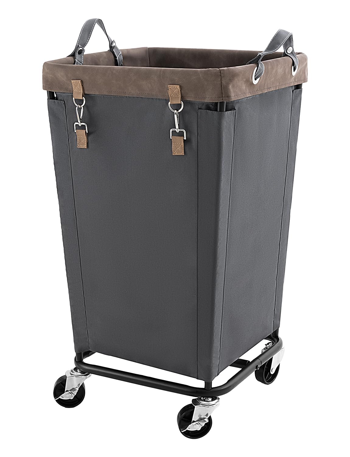 StorageWorks 160L Laundry Basket with Wheels, Rolling Hampers for Clothing