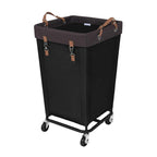 StorageWorks 160L Laundry Basket with Wheels, Rolling Hampers for Clothing