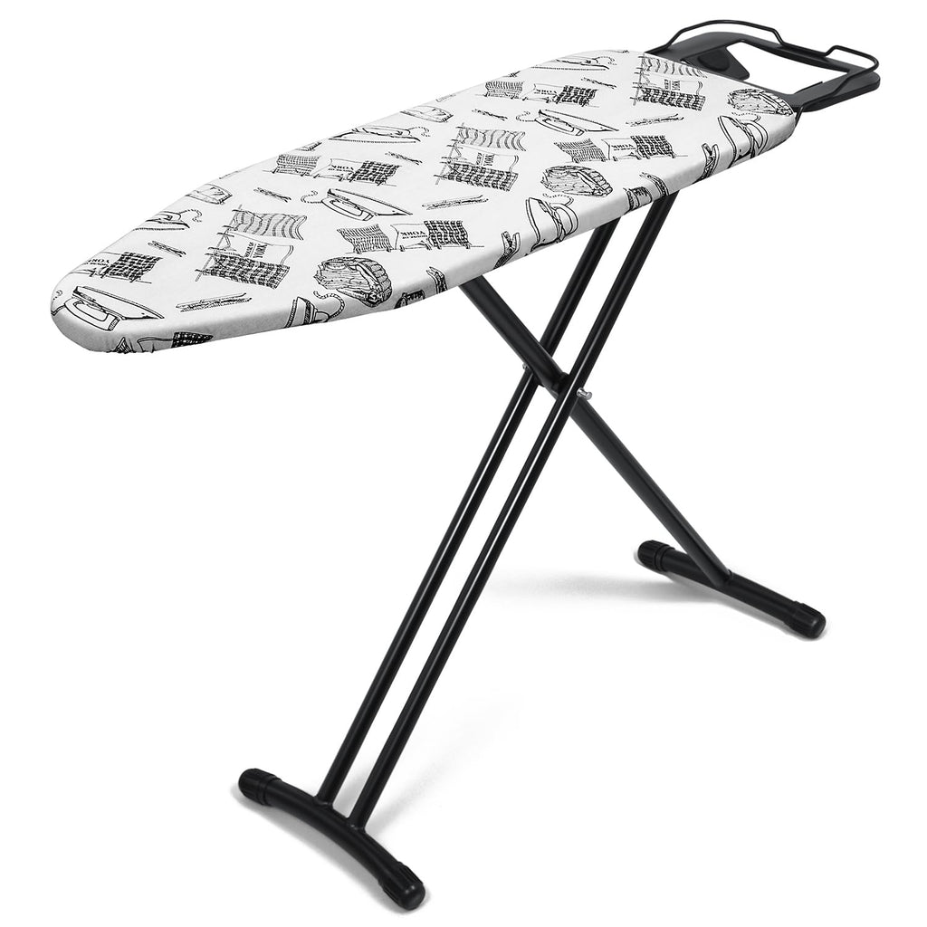 Duwee 12"x36" Ironing Board with Heat Resistant Cover Thicken Felt Pad