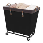 StorageWorks 160L Laundry Basket with Wheels, Rolling Hampers for Clothing