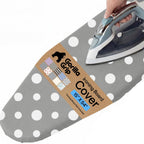 GORILLA GRIP Padded Ironing Board Cover, 15x54 Silver