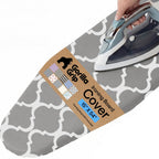 GORILLA GRIP Padded Ironing Board Cover, 15x54 Silver