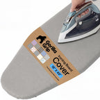 GORILLA GRIP Padded Ironing Board Cover, 15x54 Silver