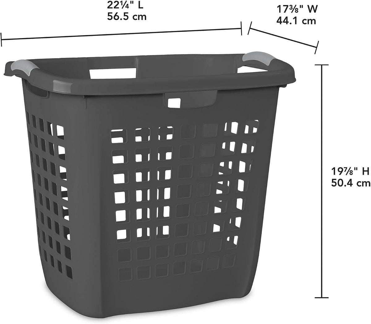 Sterilite Ultra Easy Carry Hamper, Laundry Basket Organizer, 4-Pack
