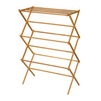 Household Essentials 5001 Collapsible Folding Wooden Clothes Drying Rack For Laundry | Pre Assembled