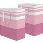 HomeHacks 2 Pack Large Laundry Baskets, Laundry Hampers Bags (Grey 75Lx2)