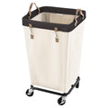 StorageWorks 160L Laundry Basket with Wheels, Rolling Hampers for Clothing