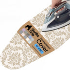 GORILLA GRIP Padded Ironing Board Cover, 15x54 Silver