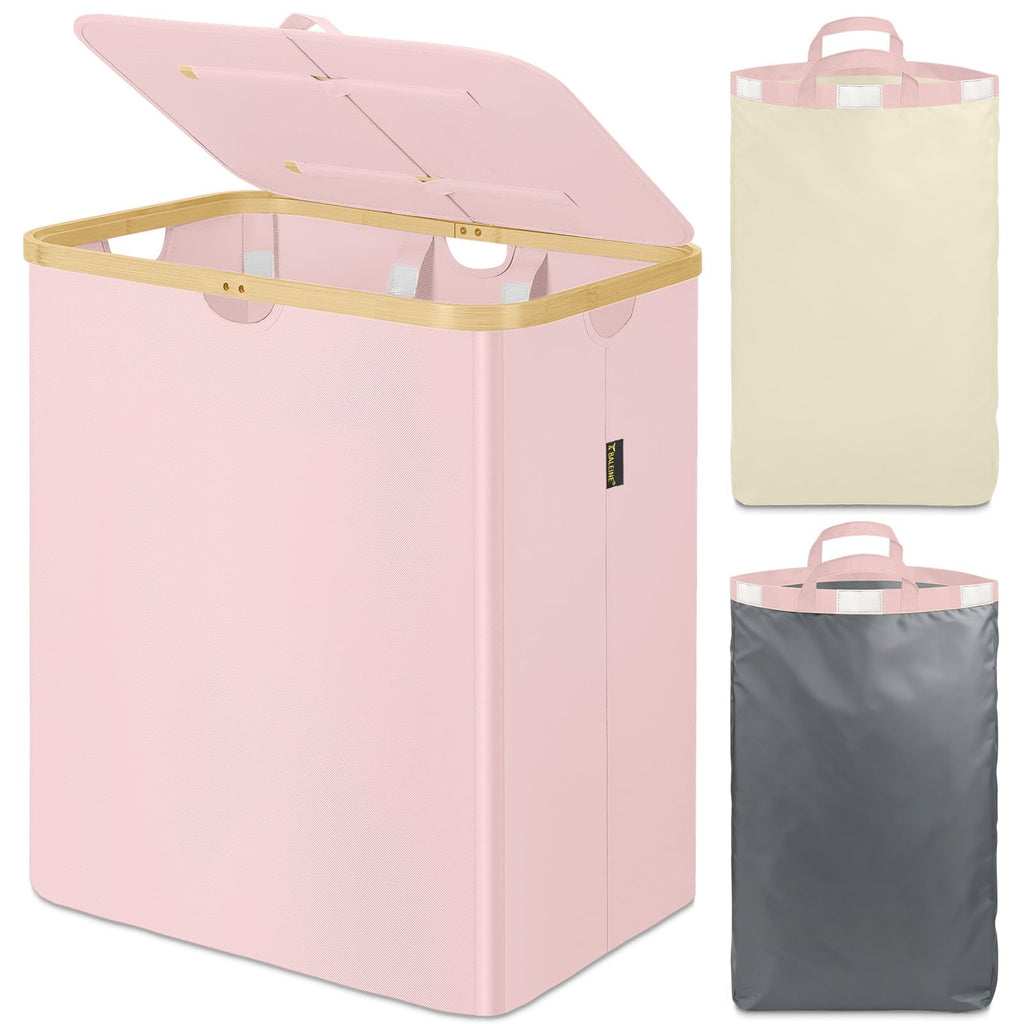 BALEINE 100L Laundry Hamper with Lid, Large Laundry Basket Bin