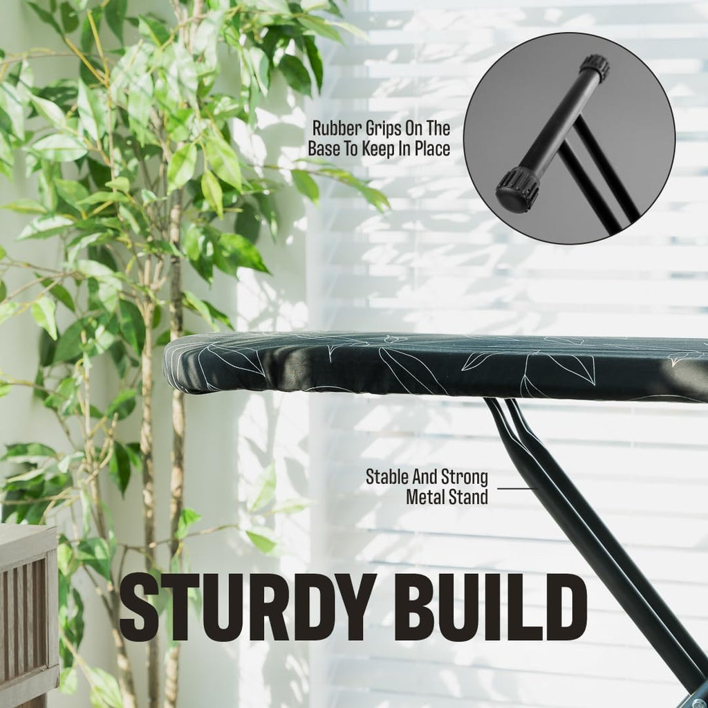 Iron Board - Standard Ironing Board - Full Size Ironing Board - Home Essentials - Sturdy Iron Table - Ironing Board by Brelle
