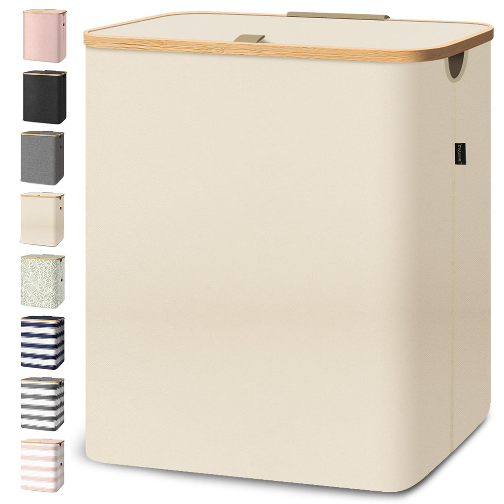 BALEINE 100L Laundry Hamper with Lid, Large Laundry Basket Bin