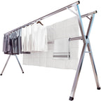 JAUREE 79" Clothes Drying Rack, Drying Rack Clothing Folding Indoor Outdoor