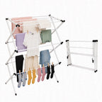 Honey-Can-Do Heavy-Duty Gullwing Clothes Drying Rack, 50 lb, White