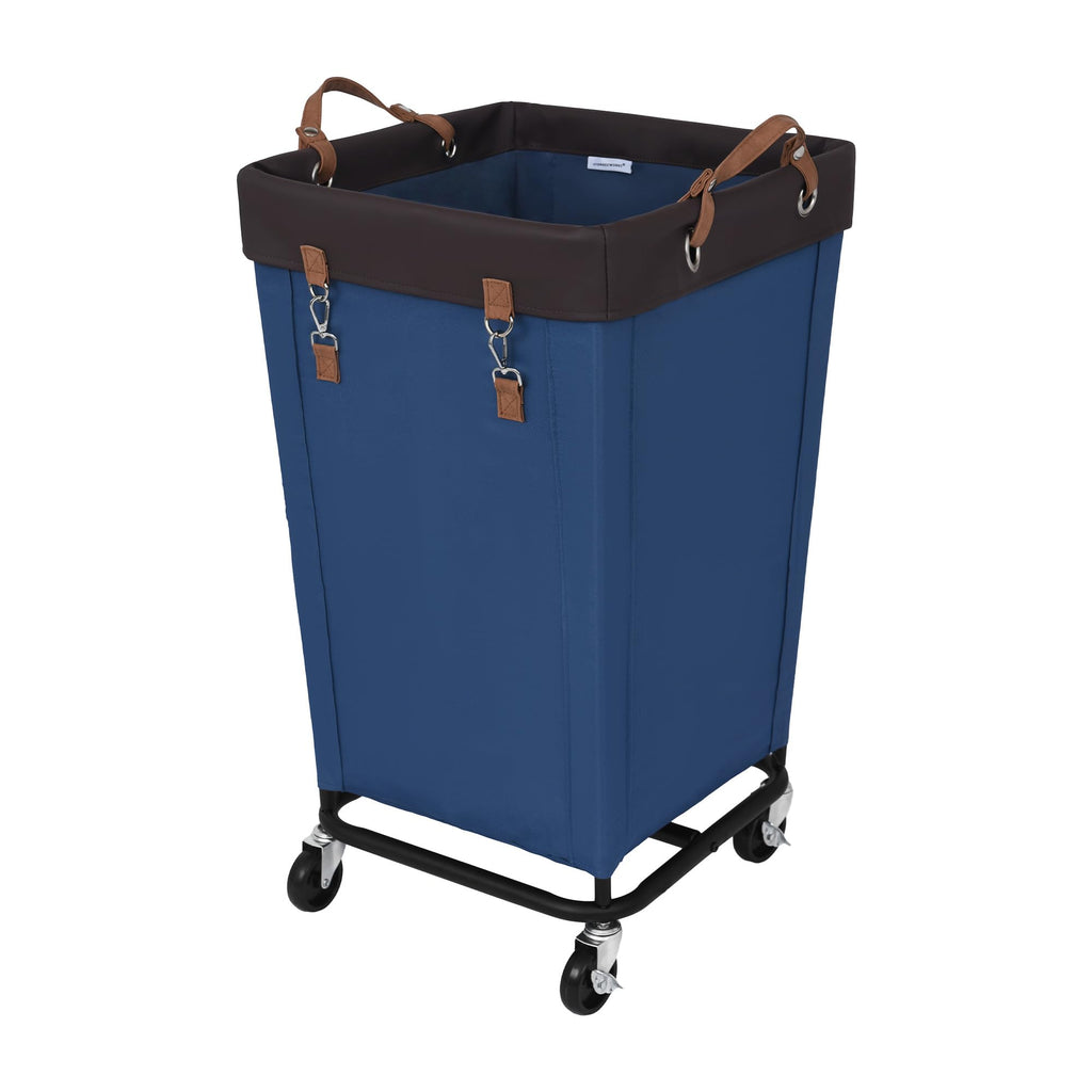 StorageWorks 160L Laundry Basket with Wheels, Rolling Hampers for Clothing