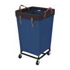 StorageWorks 160L Laundry Basket with Wheels, Rolling Hampers for Clothing