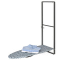 KINGBOARD Over the Door Ironing Board, 36 x 12 Iron Board with Iron Storage