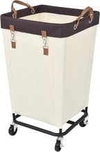 StorageWorks 160L Laundry Basket with Wheels, Rolling Hampers for Clothing