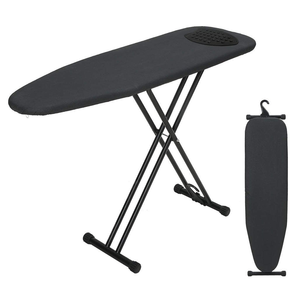 Ironing Board 43x13 with Iron Rest, RAINHOL Black Full Size Iron Board