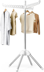 Foldable Clothes Drying Rack, Rotatable Free Standing drying rack , 1 Layer