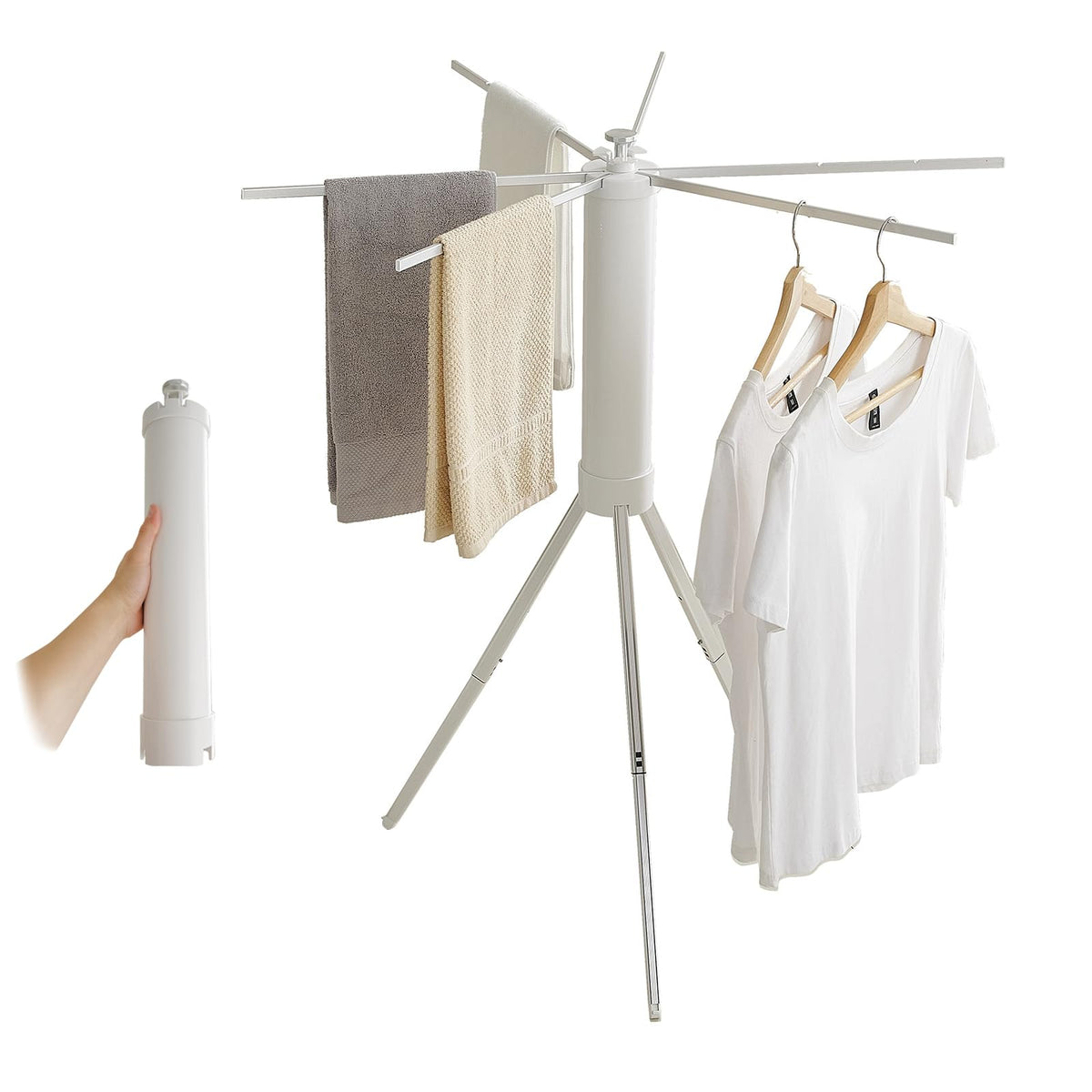 JOOM Clothes Drying Rack, Clothing Stand, Foldable Laundry Drying Rack
