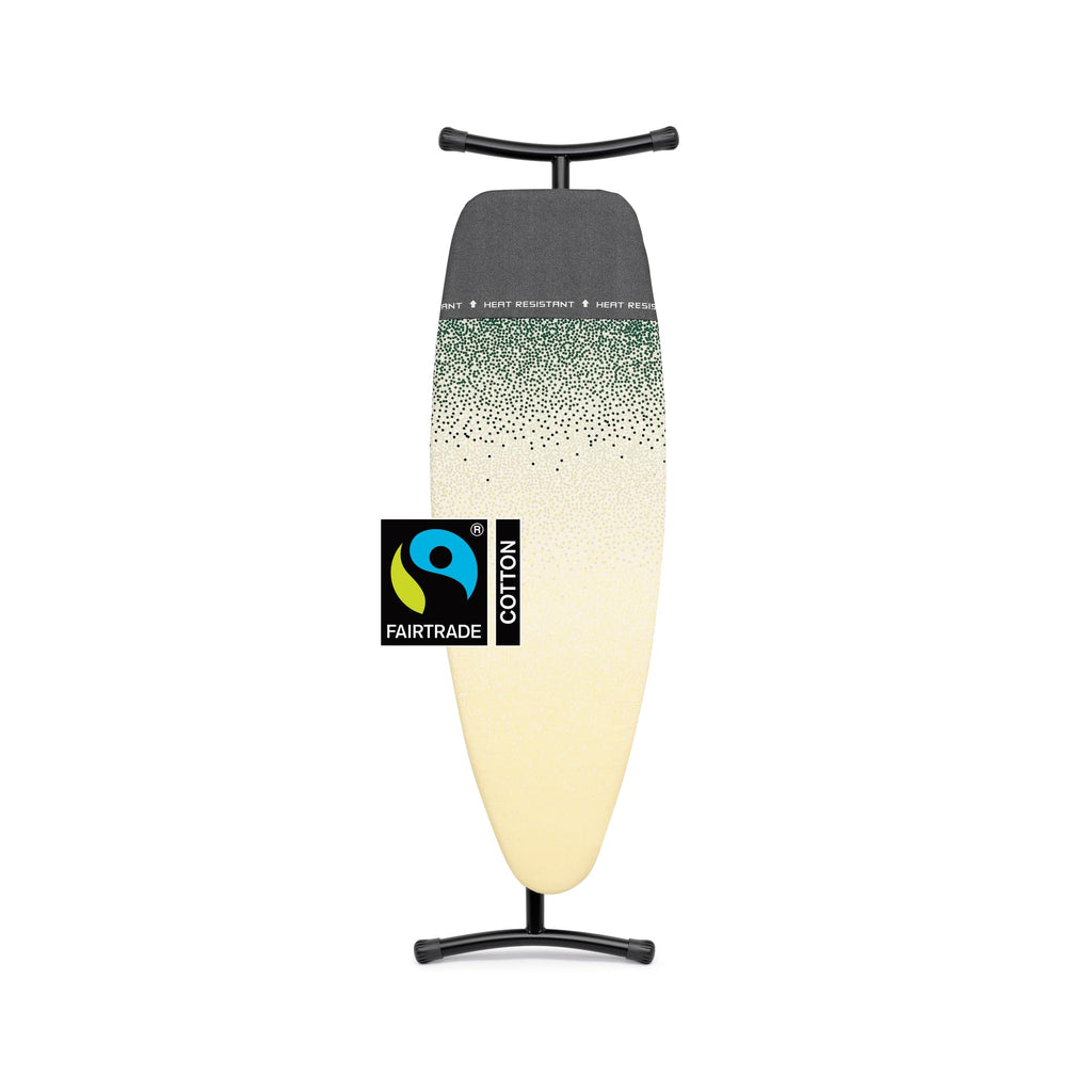 Brabantia Premium Ironing Board with Heat Resistant Parking Zone | X-Large (Size D) | Fairtrade Titan Oval | Tall & Wide, Adjustable Height (31-40"), Easy Fold, Anti-Collapse Lock, Non-Slip Feet