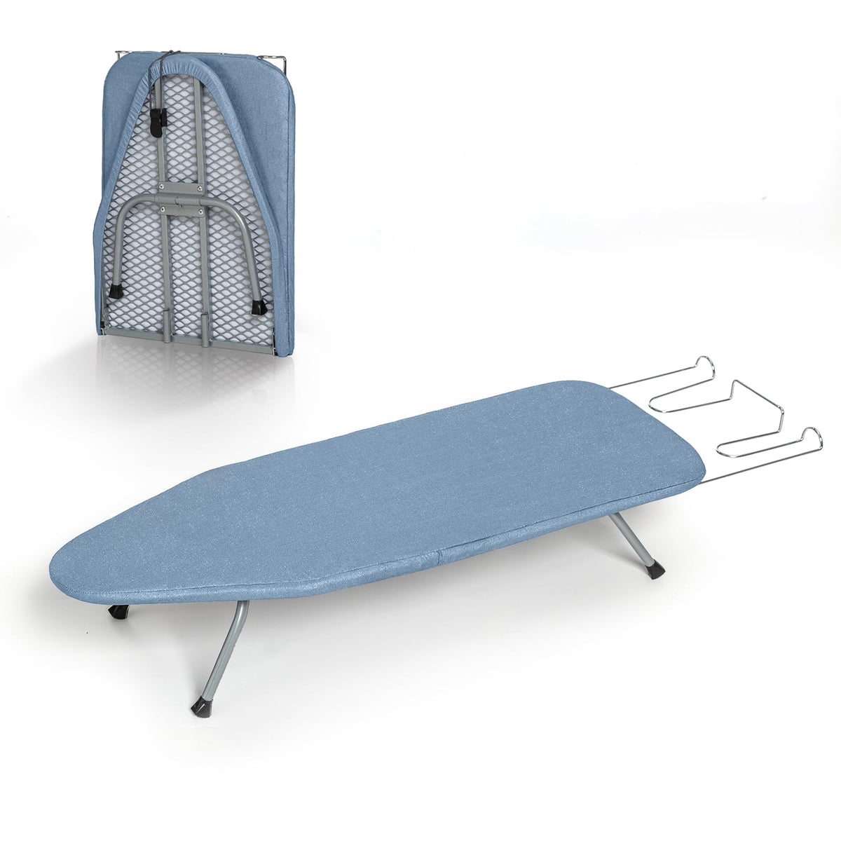 RAINHOL Gray Mini Tabletop Ironing Board 31"x12"