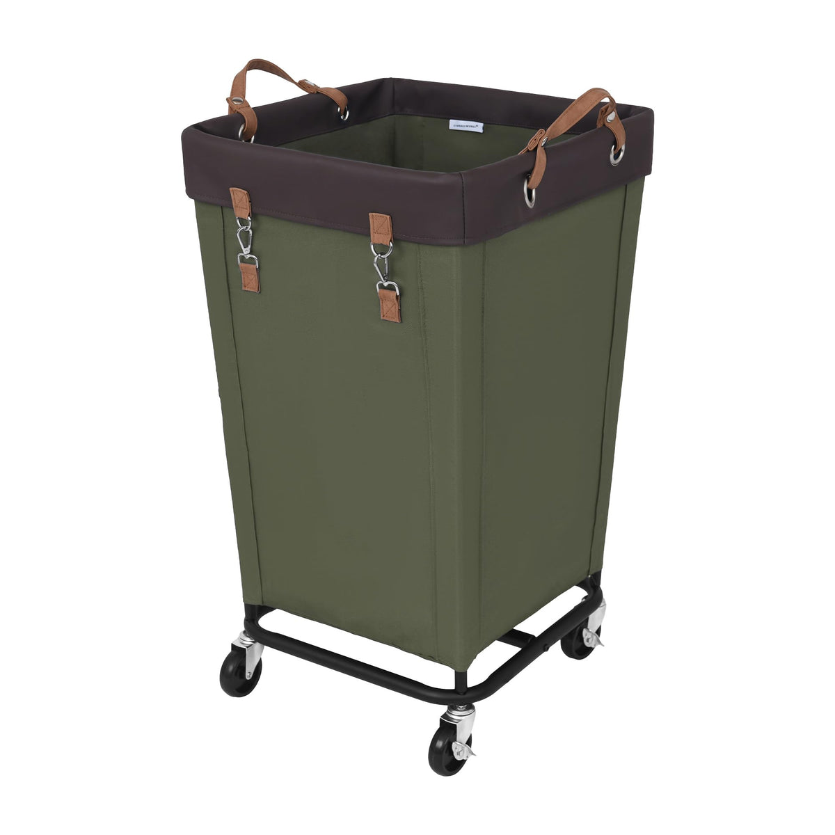 StorageWorks 160L Laundry Basket with Wheels, Rolling Hampers for Clothing