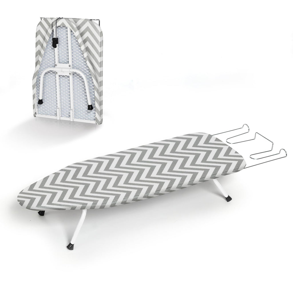 RAINHOL Gray Mini Tabletop Ironing Board 31"x12"