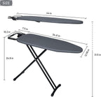 Duwee 12"x36" Ironing Board with Heat Resistant Cover Thicken Felt Pad