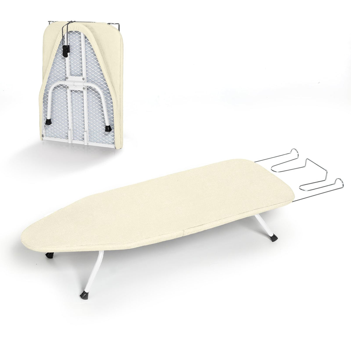 RAINHOL Gray Mini Tabletop Ironing Board 31"x12"