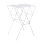 Household Essentials Clothes Drying Rack, Foldable, Expandable and Collapsible Laundry Drying Rack, Silver