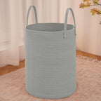 JMvicyroam 60L Cotton Rope Laundry Basket Hamper, Brown