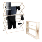 Pennsylvania Woodworks Clothes Drying Rack: Solid Maple Hard Wood Laundry Rack for Sweaters, Blouses, Lingerie & More, Durable Folding Drying Rack, Made in USA, No Assembly Needed, Medium