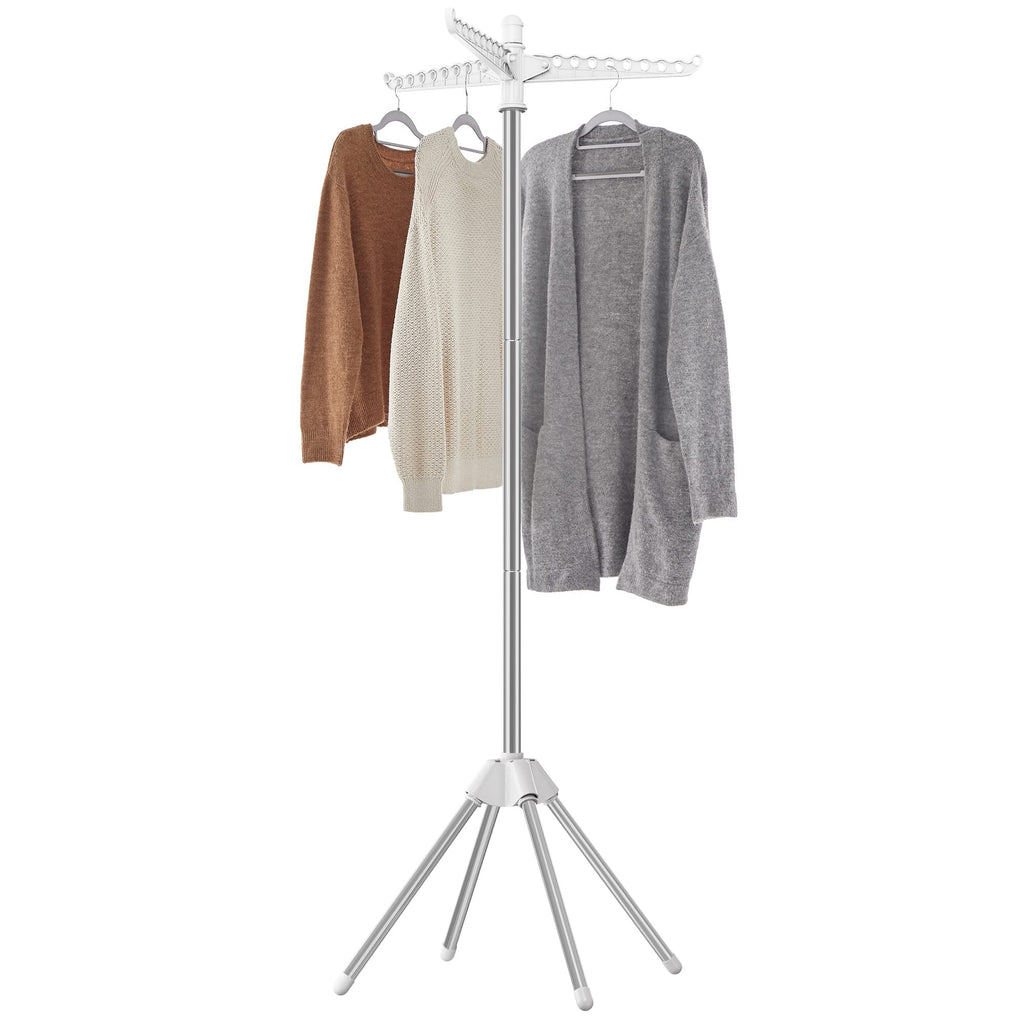 SONGMICS Clothes Drying Rack, 61.6-Inch Drying Rack, 3 Rotatable Arms