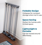Honey-Can-Do Oversized Collapsible Clothes Drying Rack, 35", 50 lb, Grey