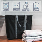Collapsible Laundry Caddy - Denim/Shadow Gray(2PK)